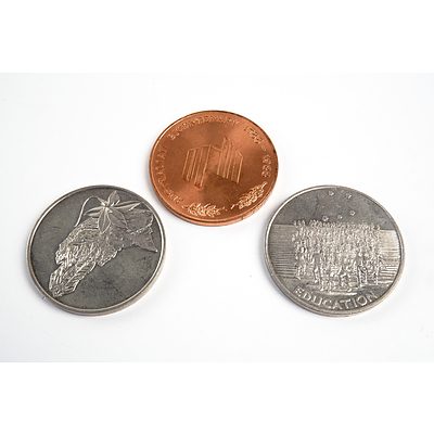 Three Various Medallions