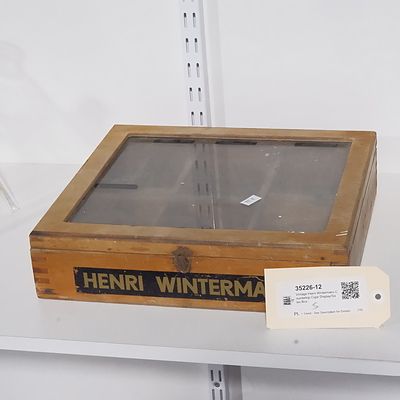 Vintage Henri Wintermans Countertop Cigar Display/Sales Box
