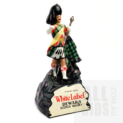 Collectible Dewars Scotch Whiskey Figurine
