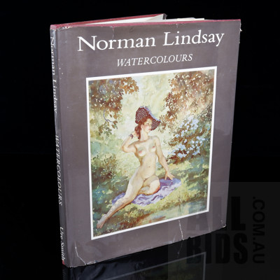 Norman Lindsay Watercolours, Ure Smith, Sydney, 1969, Hardcover with Dust Jacket