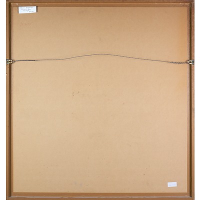 Charles Blackman (1928-2018), Alice's Room, Monotype, 77 x 77 cm