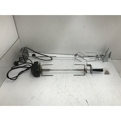 Rotisserie Motors With Accessories -Lot Of Two