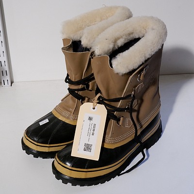 Pair of New Caribou Sorel Lined Hiking Boots