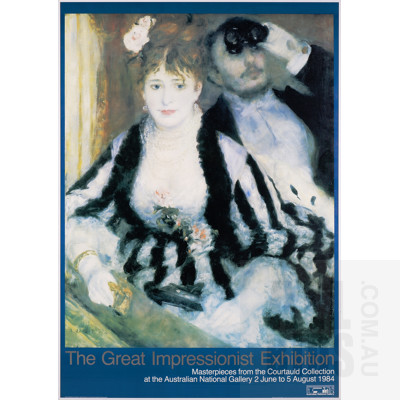 The Great Impressionist Exhibition Poster, Framed, 120 x 84 cm