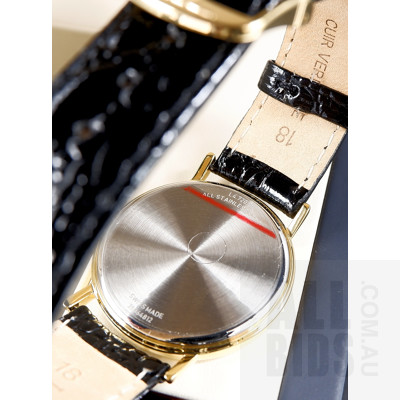 Longines Quartz Stainless Steel and Yellow PVD Coating Watch - L4.720.2
