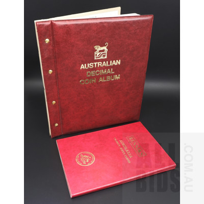 Renniks Australia Twenty - Fifty Cent Book and Australian Decimal Coin Album VST