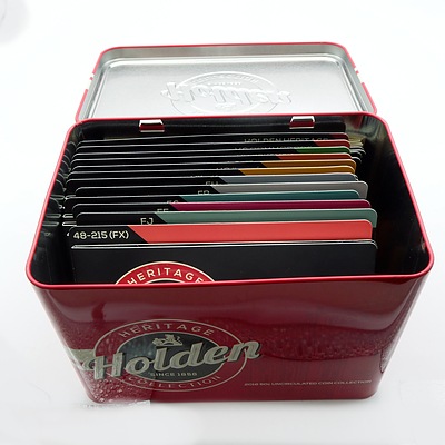 2016 Holden Heritage Collection Set of Eleven 50 Coins with Heritage Coin and Tin