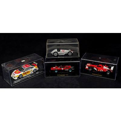 Four 1:72 Scale Diecast Models including Two Ferrari (4)
