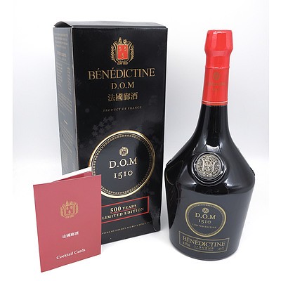 Benedictine D.O.M. 1510 - 500 Years Limited Edition - 1 L in Presentation Box