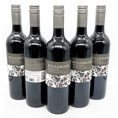 Rosabrook Margaret River 'The Heritage Series' 2017 Cabernet Sauvignon - Lot of 5