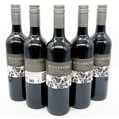 Rosabrook Margaret River 'The Heritage Series' 2017 Cabernet Sauvignon - Lot of 5