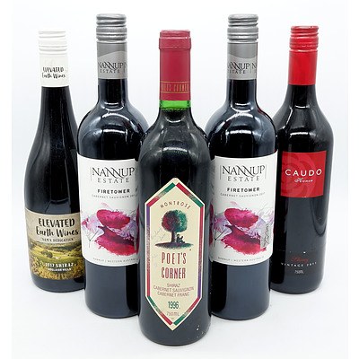 Five Mixed Red Wines
