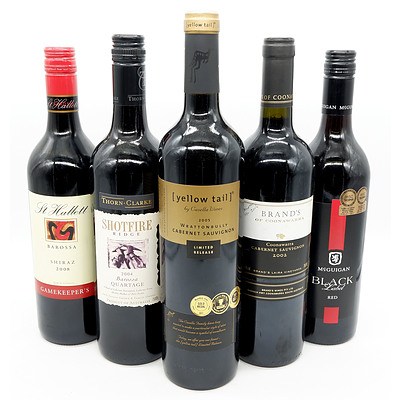 Five Mixed Red Wines