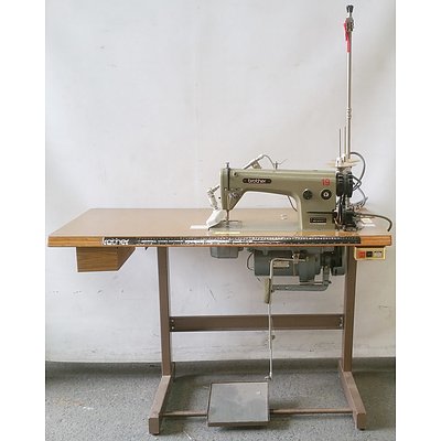 Brother DB2-B714-3 Sewing Machine With Table