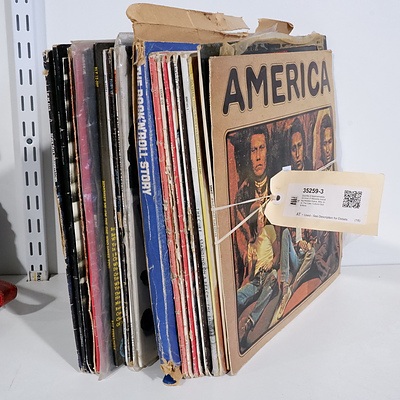 Quantity of Approximately 20 Vinyl LP Records Including Hoodoo Gurus, Billy Joel, The Cure, Culture Club & More