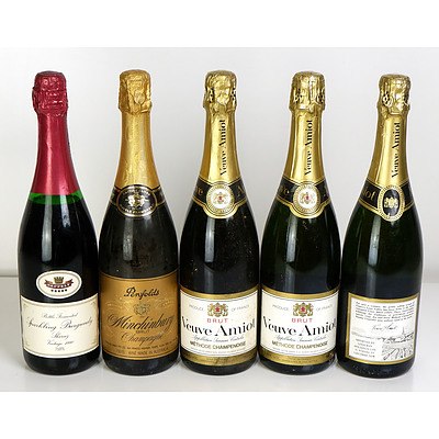 Mixed Lot of Five Sparkling Wines (5)