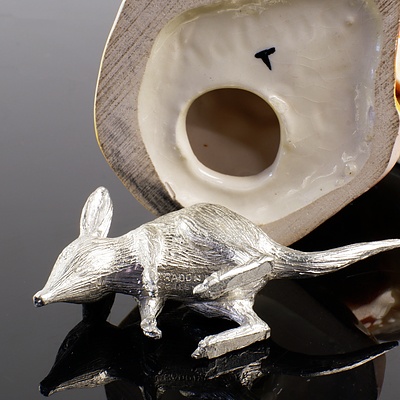 Vintage Ceramic Kookaburra Figurine and a Bill Manion Pewter Bilby