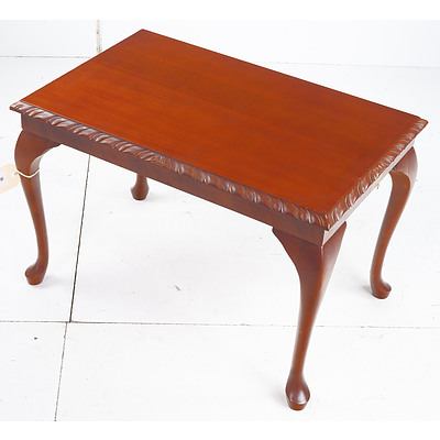 Antique Style Mahogany Coffee Table