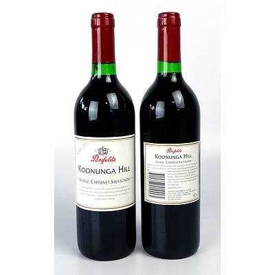 Penfolds Koonunga Hill 1998 Shiraz Cabernet Sauvignon - Lot of Two Bottles (2)
