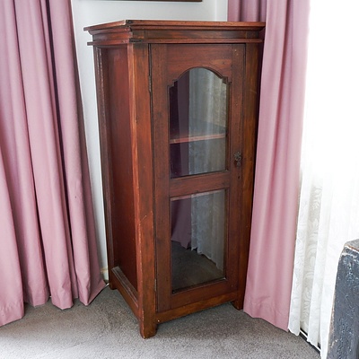 Vintage Stained Maple Music Cabinet