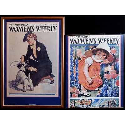 Two Framed Woman's Weekly Posters, Circa 1993