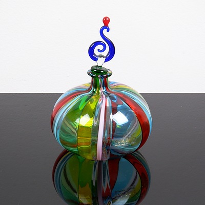 Murano F & M Ballarin Glass Snuff Bottle