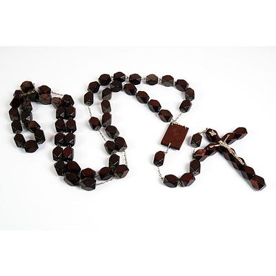 Long Strand of Vintage Rosary Beads