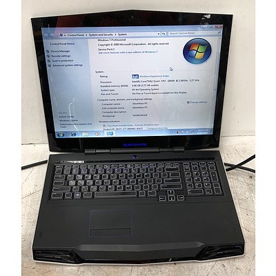 AlienWare (M17x) 17-Inch Intel Core 2 Quad (Q9100) 2.26GHz CPU Laptop