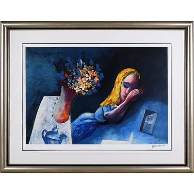 Charles Blackman (1928-2018) , Dreaming Alice, Archival Pigment Print