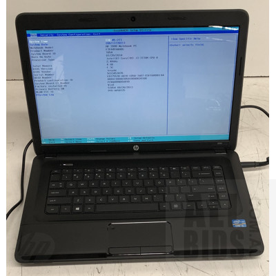 HP 2000 Intel Core i3 (3110M) 2.40GHz CPU 15-Inch Laptop
