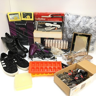 Assorted Hair Appliances, Womens Shoes And Homewares