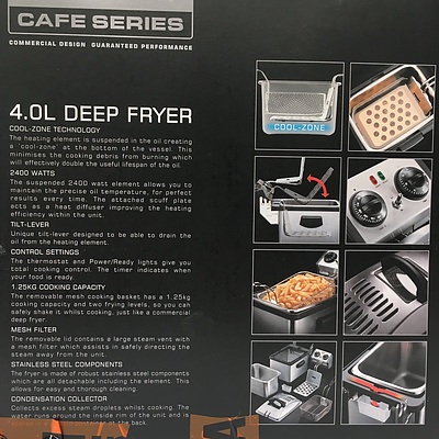 Sunbeam Cafe Series 4L Deep Fryer