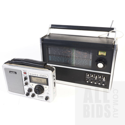 Marc Double Conversion NR-52F1 Radio and Watts BCL-2000 Short Wave Radio