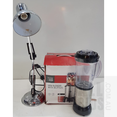Home & Co Mini Blender and Desk/Table Lamp