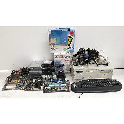 Bulk Lot of Assorted IT Equipment & Components including Vintage Parts