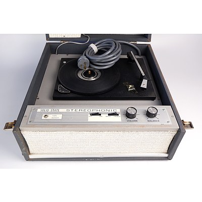 Vintage Stereophonic Solid State Portable Record Player