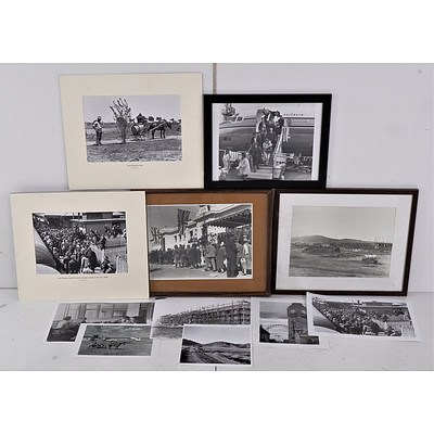 Quantity of Vintage Photographs Including Early Canberra Construction, Scullin Arriving in Canberra in the 1930s and More