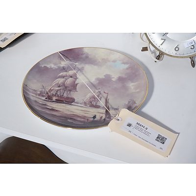 Limited Edition Westminster Display Plate - The First Fleet Leaving Portsmourth