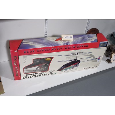 Digi One Remote Control Unicorn X Helicopter in Original Box