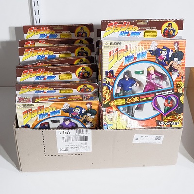 Lot of Jojo's Bizarre Adventure Action Figures in Boxes Approximately 12