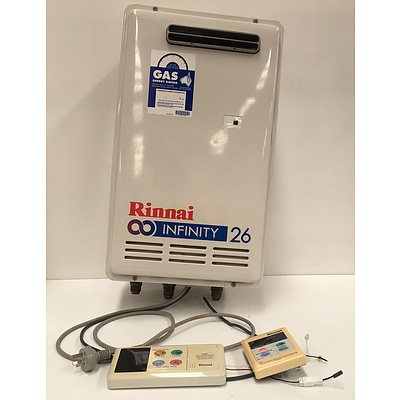 Rinnai Infinity 26 Natural Gas Hot Water Heater