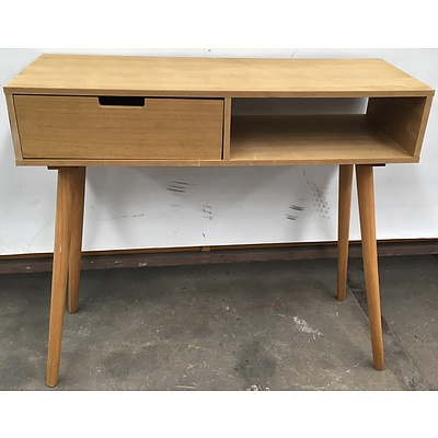 Contemporary Timber Side Tables and Occasional Table - Lot Of Three