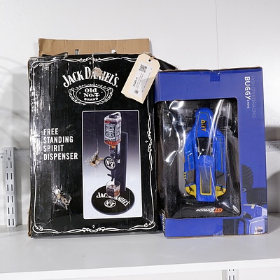 Jim Beam Spirit Dispenser in Box and a RC Buggy (2)