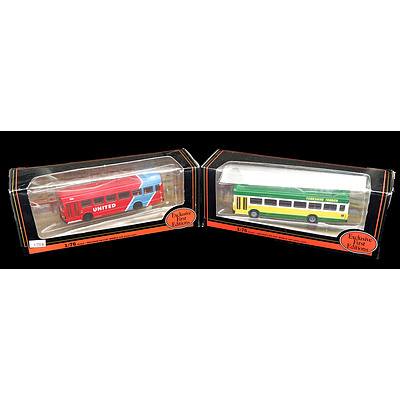 Two 1:76 'Exclusive First Editions' Die-Cast Model Buses
