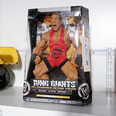 World Wrestling Ring Giants Rob Van Dam 35cm Poseable Action Figure