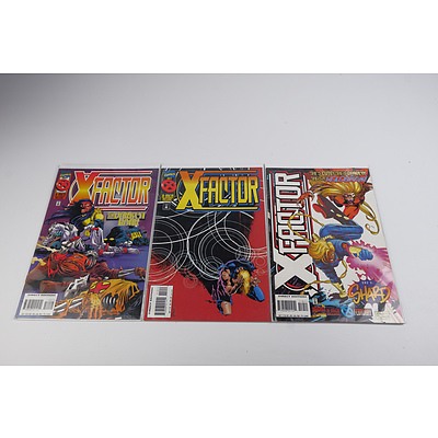 13 Copies of Marvel X Factor Comics in Sleeves with Acid Free Card