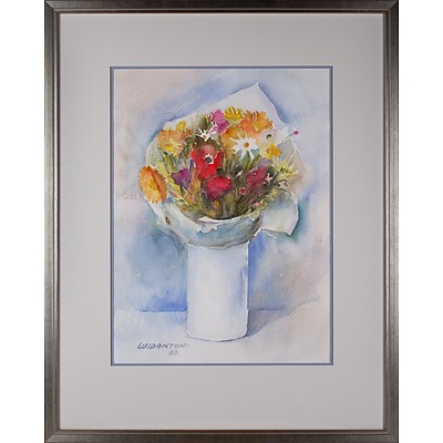 Anna Maria Guidantoni (1925-1975, Italian), Untitled (Still-Life of Flowers) 1980, Watercolour
