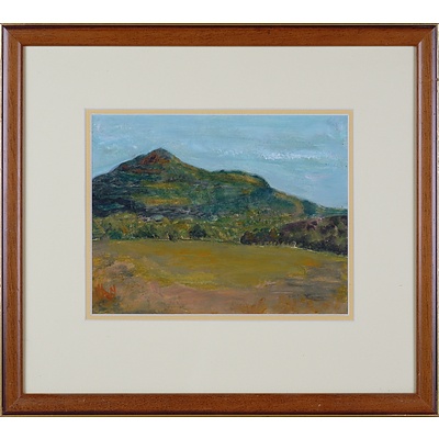 A Framed Landscape Painting Together With a Framed Print (2)