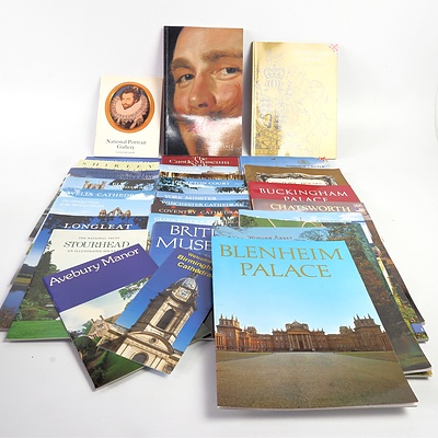 Quantity Approximately 30 Books and Pamphlets Relating to English Cathedrals and Palaces