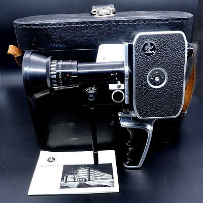 Vintage Bolex Movie Camera with Case